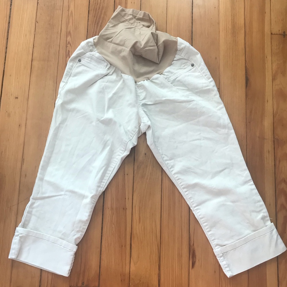 Tan Maternity Jeans